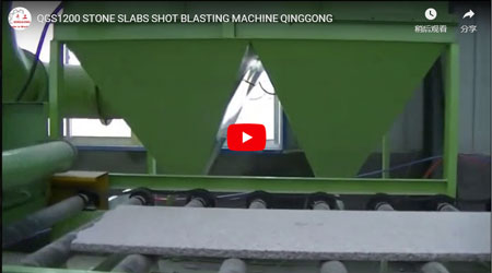QGS1200 Slabs di pietra Shot Blasting Machine QingGong